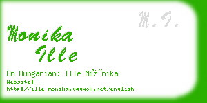 monika ille business card